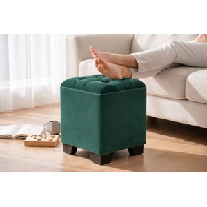 Tabouret géométrique hexagonal en bois d'acacia, vente en gros |   Design moderne artisanal Aqudus Saleem AS-HEX17 - Product Image 1