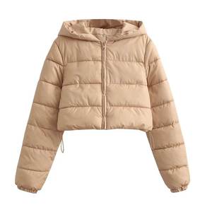 <b>Women</b> Winter <b>Waterproof</b> Hooded <b>Puffer</b> <b>Jacket</b> Fur Trim Cotton Filling Zipper Casual Outdoor Apparel-Wholesale Factory Supply - Product Image 6