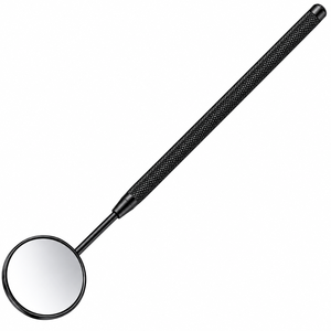 High Quality Black Stainless Steel Cosmetic <b>Mirror</b> <b>Light</b> Weight High Grip Handle Lash Extension <b>Makeup</b> <b>Mirror</b> - Product Image 1