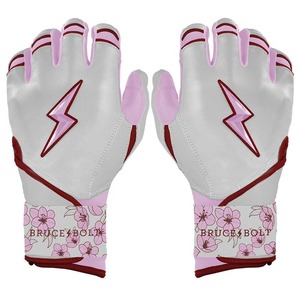 Gants de frappeur de baseball en cuir personnalisables PROVEN ENTERPRISES - Légers, avec logo et couleur personnalisables, orientation de la main, fermeture à enfiler - Product Image 1