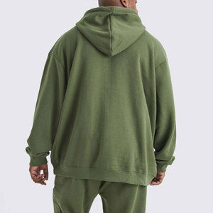 Ensemble de survêtement unisexe noir à capuche coupe-vent 2-en-1, sweat-shirt et pantalon de jogging en coton, style streetwear, taille élastique, automne - Product Image 2