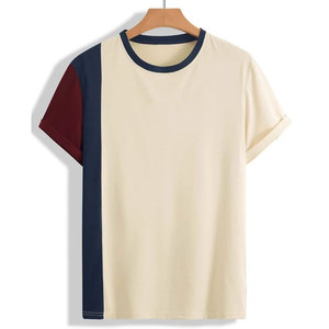 T-shirt pour homme, style actuel, nouveau design, 100% coton, streetwear, logo imprimé personnalisé, coupe ample, prix de gros - Product Image 1