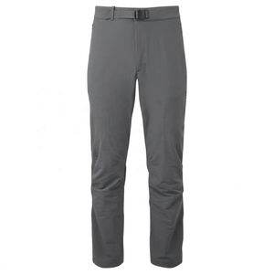 Gray Outdoor Trousers <b>Men</b> Hiking Pants Trekking Trousers with <b>Belt</b> Utility Pocket Design <b>Men's</b> Windproof Hiking Pants - Product Image 1