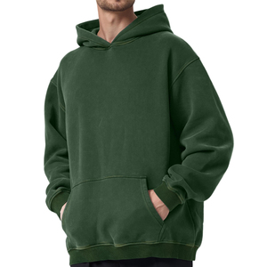 Nouveau style 2026 – Sweat à capuche épais en molleton 100 % pour homme, coupe oversize, avec logo personnalisé – Meilleur prix - Product Image 3