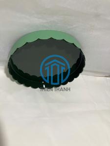 Bandeja de Laca con Borde Festoneado, Bandeja Decorativa para Servir, Elegante Bandeja Decorativa para el Hogar, Color Personalizado, Fabricante OEM ODM de Vietnam, Venta al Por Mayor - Product Image 2