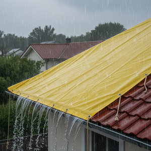 Bâche de protection contre les fuites de toiture pour chantier de construction, bâche de protection contre les intempéries, bâche de réparation de fuites de toiture, bâche imperméable - Product Image 4