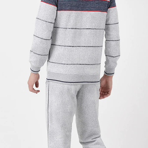 Conjunto Deportivo de Invierno para Hombre, Color Sólido en Contraste, Diseño de Logotipo Personalizado, Precio de Fábrica al por Mayor - Product Image 4