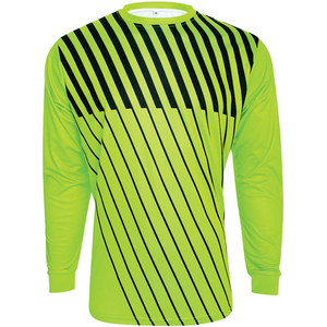 Camiseta de portero de fútbol sublimada personalizada, transpirable, de secado rápido, con logo personalizado, ropa de entrenamiento deportiva, camiseta de entrenamiento. - Product Image 1