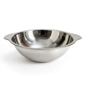 Juego de Tazones para Servir de Acero Inoxidable, Acero de Grado Alimenticio de Alta Resistencia, Acabado Mate Espejo, Tazones Profundos Multiusos para Cocina - Product Image 1