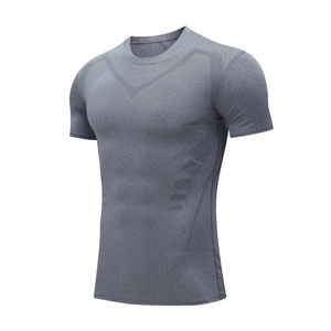 <b>Mens</b> Fitness Short Sleeve T <b>Shirt</b> Quick-Dry Breathable Training Wear Bodybuilding Tight <b>Compression</b> <b>Shirts</b> For <b>Men</b> On Sale Now - Product Image 1