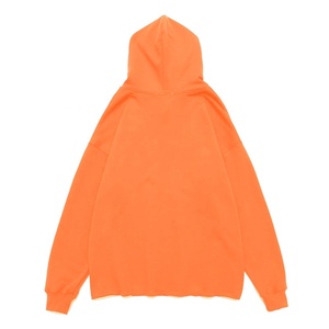 Sudadera con capucha térmica de hombro caído de gran tamaño de algodón 100% para hombre transpirable grueso logotipo personalizado bordado impresión Digital - Product Image 5