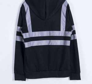 เสื้อแจ็คเก็ตนิรภัยแบบมองเห็นได้ชัดเจน ระดับ 2 แถบสะท้อนแสง พร้อมฮู้ด เสื้อผ้าทำงานแบบระบายอากาศได้ดี บริการรับผลิตตามแบบ OEM - Product Image 2