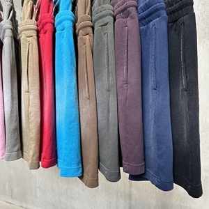 Nouveauté été : Short décontracté pour homme, taille élastique avec cordon de serrage, grande taille, coupe ample, style sport, effet délavé - Product Image 6