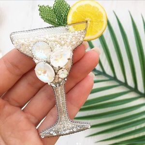 Handcrafted Embroidery Beaded Floral Bouquet Brooch <b>Pin</b> Luxury Wearable Art - Product Image 2