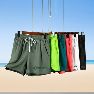 Pantalones Cortos de Playa para Hombre Daizen Star, Transpirables, de Secado Rápido, Antiarrugas, Cintura Media, Cordón Ajustable, Bolsillos, Poliéster Tejido - Product Image 6