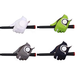 Guantes de Golf Blancos Hechos a Medida para Adultos, Profesionales, de Verano, Lavables, Transpirables, que Absorben la Humedad, de Cuero Genuino y Tela Suave - Product Image 2