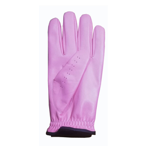 Gant de golf rose en cuir véritable pour femme, main droite, antidérapant, à enfiler - Product Image 2