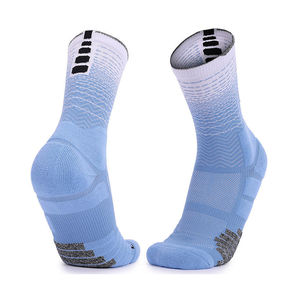 Chaussettes de basketball d'été grande taille à compression élevée, couleur unie, qualité supérieure, respirantes, pour le sport - Product Image 5