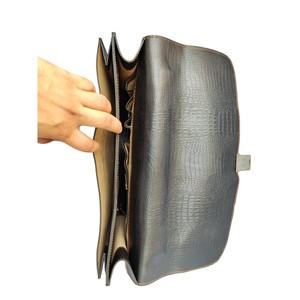 Trendy <b>Laptop</b> Cover High Quality Genuine Leather Book <b>Sleeve</b> Custom Soft Case Innovative OEM Bag for Men & Women Wholesale - Product Image 4