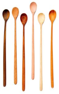 Juego de cucharas de cocina de madera hechas a mano con madera natural de mango y acacia para uso en la cocina - Product Image 2
