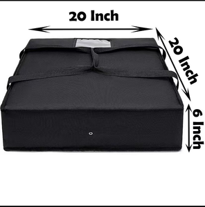 Bolsa Térmica Personalizada de Oxford a Rayas para Transporte de Comida Caliente, Ideal para Entrega de Pizza - Product Image 4