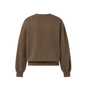 เสื้อสเวตเชิ้ตคอกลมแขนทรงโคมไฟสีพื้นขนาดใหญ่ ยูนิเซ็กซ์ ผ้าเฟรนช์เทอร์รี่ถัก ทรงพูลโอเวอร์ สำหรับใส่ในฤดูใบไม้ร่วง - Product Image 2
