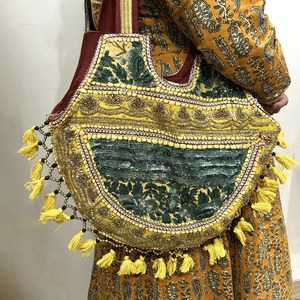 Best Quality Handmade Kambhari Art Shoulder <b>Bag</b> Traditional Indian Embroidered Ethnic <b>Sling</b> <b>Bag</b> Available At Best Price - Product Image 3