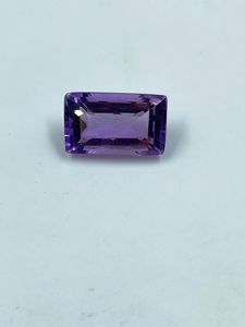 Pierre brute d'améthyste naturelle de haute qualité, taille baguette, 7,99 carats, 10x16,50 mm, pour la fabrication de bijoux - Product Image 2