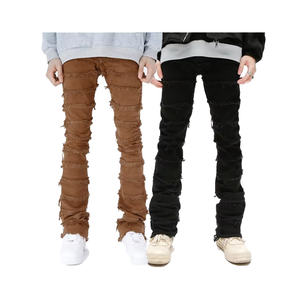 Nuevos Jeans Ajustados de Diseño Personalizado para Hombre, Pantalones Vaqueros de Alta Calidad a Bajo Precio - Product Image 3