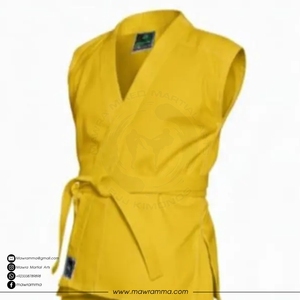 ชุดคาราเต้แบบไม่มีแขนสั่งทำพิเศษ OEM รุ่น Mawra ผ้าฝ้าย 100% ชุดยูโดสำหรับฝึกซ้อมระดับมืออาชีพ คุณภาพสูง ทนทาน - Product Image 2