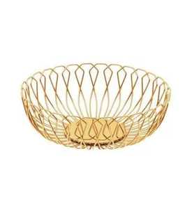 Modern Black Metal Mesh <b>Storage</b> <b>Basket</b> with Wooden Handles Rectangular Iron <b>Wire</b> Bin <b>for</b> Office Desktop Kitchen Pantry Organizer - Product Image 3