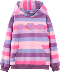 Sweat-shirt d'hiver pour enfants en coton à manches longues, en tissu French Terry, respirant, à capuche, pour garçons, public cible : tout-petits, enfants - Product Image 1