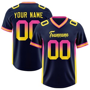 Jersey Casual de Fútbol Americano Transpirable, Tela Antiencogimiento, Diseño Personalizado, Resistente a la Decoloración, Sublimación Digital, Listo para el Juego - Product Image 1