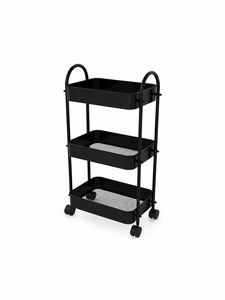 Lumetal Minimalist Three-Layer Movable Baking Paint <b>Storage</b> Holders Racks Multifunction Metal Vietnam Furniture Non-folding - Product Image 1
