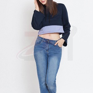 Fabricants de vêtements, sweats à capuche sur mesure grande taille pour femmes, sweats à capuche en molleton de haute qualité 100% coton, sweats à capuche courts pour femmes, streetwear - Product Image 5