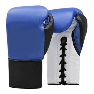 ถุงมือชกมวยหนังแท้ ออกแบบสีและโลโก้ได้ตามต้องการ ราคาไม่แพง - Product Image 1