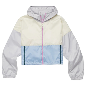 High Quality Women's 2026 <b>Lightweight</b> Varsity Style Windbreaker <b>Jacket</b> Zipper Waterproof Breathable Eco-Friendly Polyester - Product Image 5