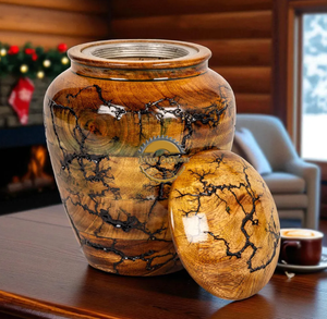 Handcrafted lifetree urn & Natural Wood Cremation Urn Ashes Box Artistic Funeral <b>Memorial</b> <b>Keepsake</b> by AYAANS - Product Image 1
