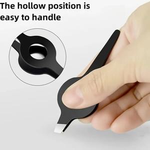 Multifunctional Stainless Steel <b>Tweezers</b> Plucking Clip High-precision <b>Eyebrow</b> <b>Tweezers</b> Used for <b>Eyebrows</b> Facial Hair Fine Hair - Product Image 1