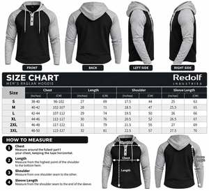 Sweat-shirt à capuche décontracté à blocs de couleur, manches raglan, patte de boutonnage, cordon de serrage, manches longues - Product Image 4