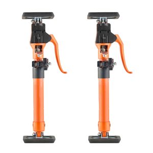 Set da 2 Aste di Supporto Telescopiche in Acciaio da 15,75-23,6 Pollici, Sistema di Sollevamento Regolabile a 3° Braccio, Capacità 220 Libbre, per Costruzioni e Mobili - Product Image 4