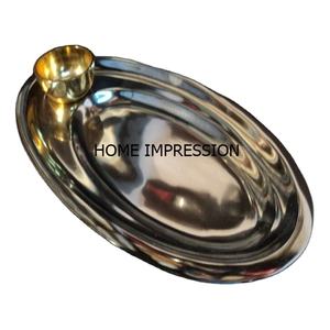 Fantaisie Puce Et Trempette En Métal Designer Bol De Luxe Argent Et Argent Poli En Acier Inoxydable Ustensiles De Cuisine Bols De Service Alimentaire Fournitures - Product Image 1