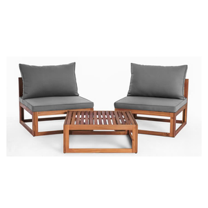 Ensemble de canapés modulaires modernes en acacia pour l'intérieur et l'extérieur, 5 pièces, par Minh Phuoc Furniture, respectueux de l'environnement, Knott - Product Image 6