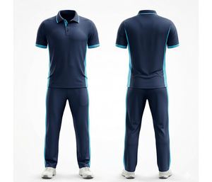 Wholesale Sublimation <b>Cricket</b> Uniform for Training & Matches | Men Women Youth <b>Cricket</b> Wears Polo Shirt and Trouser Full Team - Product Image 1