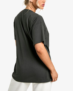 Camiseta Extra Grande de Alta Calidad 100% Algodón para Mujer, Logotipo Personalizado Serigrafiado, 220 GSM, Transpirable, Ecológica, Camiseta de Verano para Dama - Product Image 2