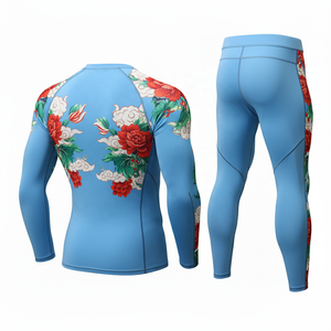 MMA Shorts Medias Compresión MMA Rash Guards y Shorts MMA Apparels Rash Guards Fabricante Jiu Jitsu Kimono Pantalón de compresión - Product Image 2