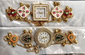 Offre Combo Montres Ghungroo de Qualité Supérieure avec Travail Meenakari, Idéales pour les Cérémonies de Mariage, S'accordent avec Toutes les Tenues, Design Unique - Product Image 2