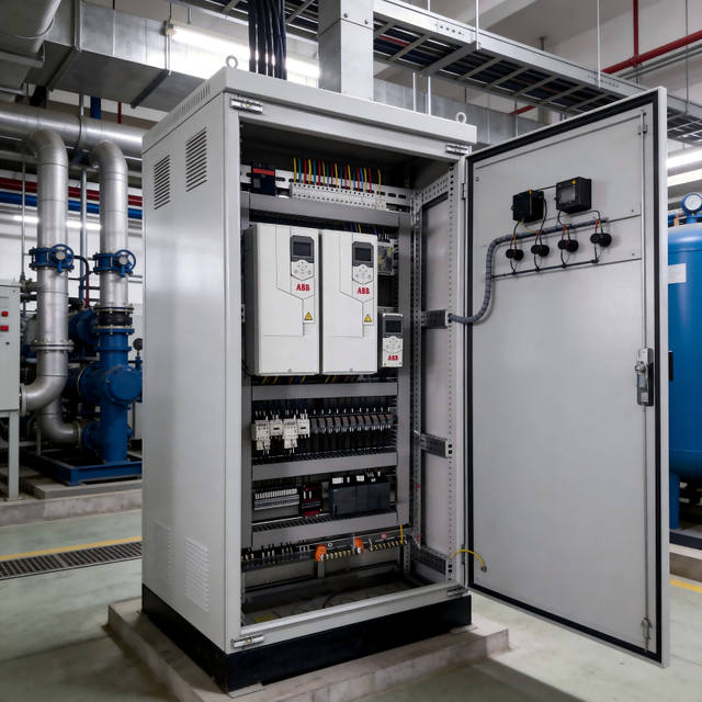 VFD Control Panel with LCD Display Remote Keypad Indoor/Outdoor Use for Motor Speed Control in Industrial Automation