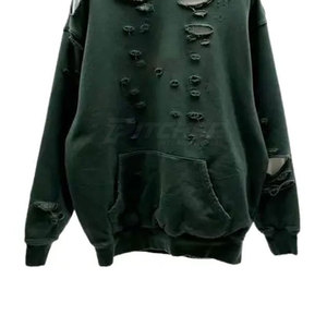 Sweat à capuche décontracté et déchiré pour homme, streetwear stylé avec tissu confortable de qualité supérieure - Product Image 5