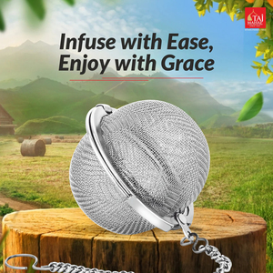 Nouveauté : Infuseur à thé en acier inoxydable de qualité alimentaire, forme boule, réutilisable, avec chaîne - Product Image 4